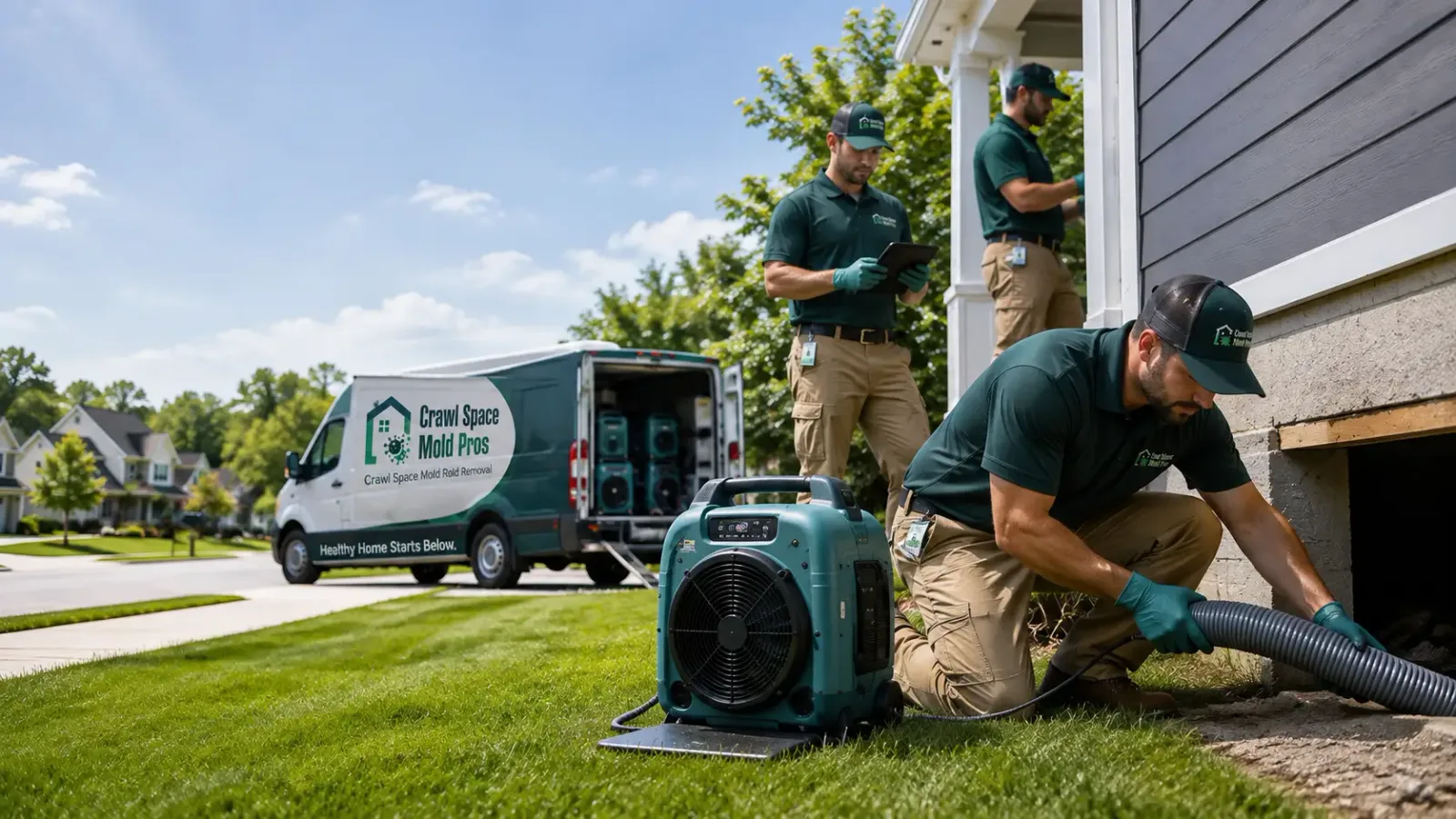 Crawl Space Mold Removal in Ava, OH